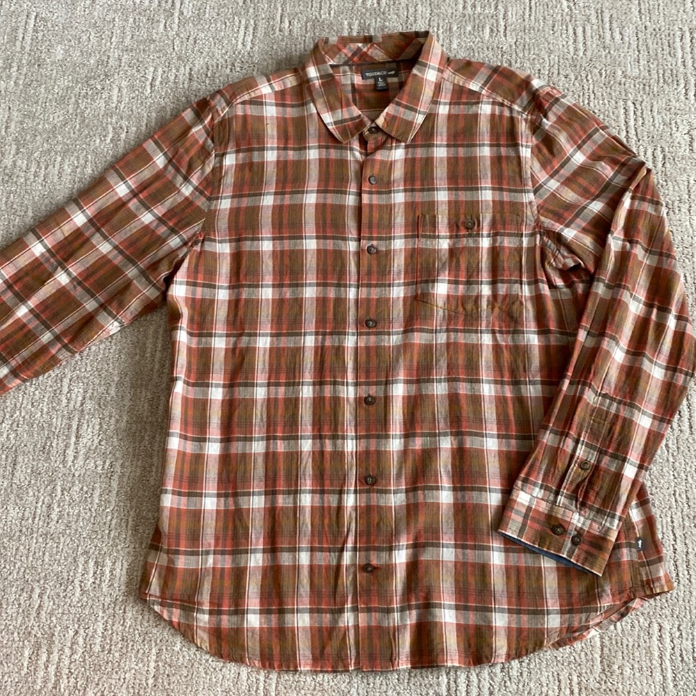 Toad&co long sleeved buttondown sz large